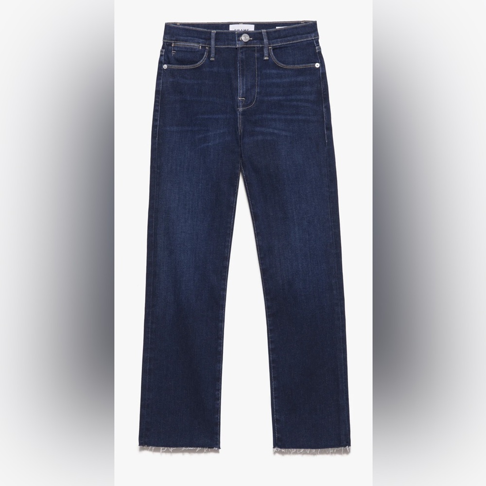 Frame Le High Straight in Sanctuary